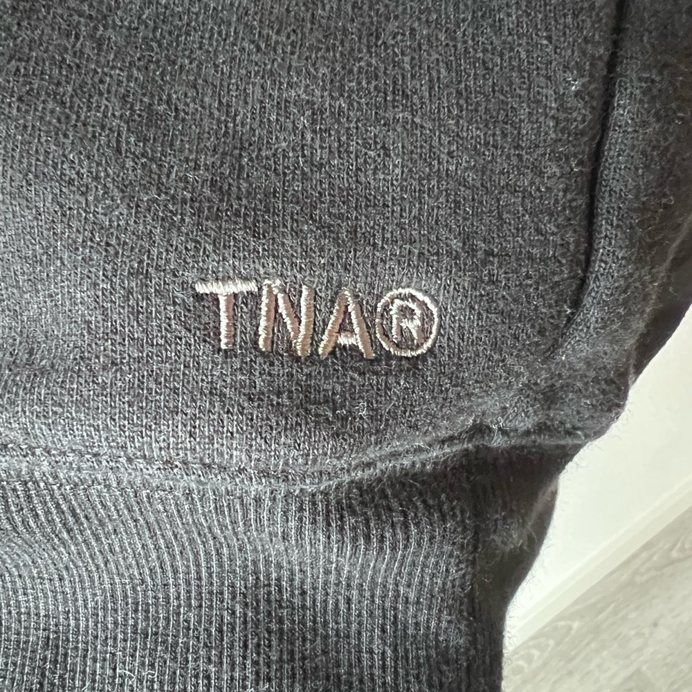 TNA Sweatfleece Hoodie With Mushroom Design Women’s Size Medium - Picture 4 of 5